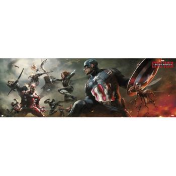 Poster Puerta Marvel Captain America Civil War