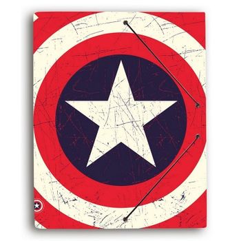 Carpeta Solapas Marvel Captain America Shield