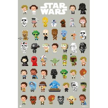 Maxi Poster Star Wars 8-bit Characters