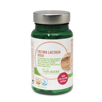 Enzima Lactasa 5000 Fcc 60 Cap Naturlider