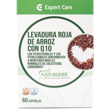 Levadura De Arroz Rojo Con Q10 2,95mg Monacolinas Naturlider 60 Vcaps