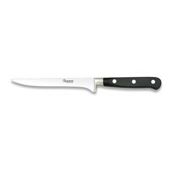 Cuchillo Deshuesador Albainox Con Mango De Polioximetileno De Color Negro, Hoja De Acero Inoxidable De 15 Cm, 17392