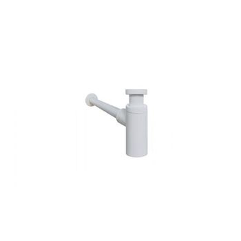 Bathco 0209bl Sifón Redondo Blanco Mate