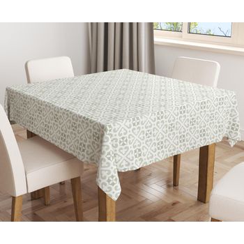 Cubremesa Estampado, mantel de hule ajustable