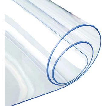 Mr Hule | Mantel Transparente Mesa Rectangular 100x140 cm, Mantel  Transparente PVC, Mantel Transparente Protector Mesa