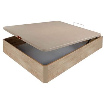 Canapé Abatible Arcón de madera con tirador embutido altura 34 cm - 90x200  cm - Bruma