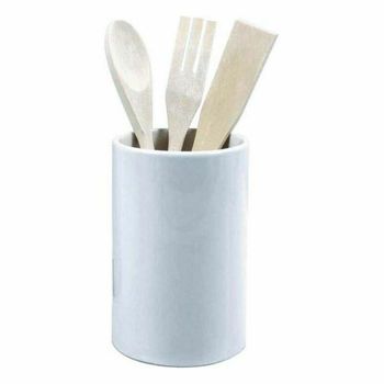 Bote Para Utensilios De Cocina Azahar (4 Pcs) Blanco Madera con Ofertas en  Carrefour