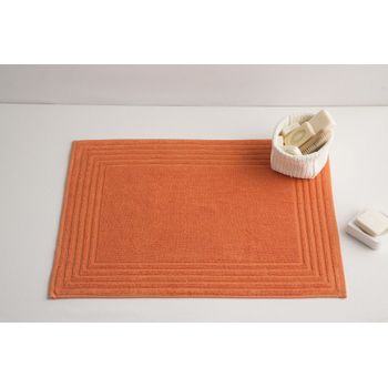 Alfombra De Baño Mandarina 100% Algodón 600 Gr