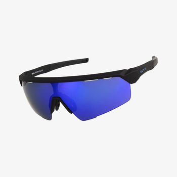 Gafas Coclista Eltin Killer Negro Mate Y Azul