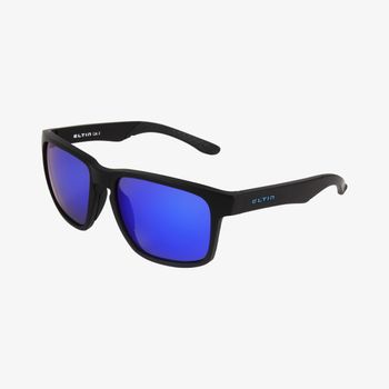 Gafas Eltin Grant Negro Mate Y Azul