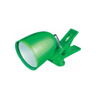 Flexo Led Mini Con Pinza De Sujeción Verde