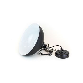 Lámpara De Techo Colgante Vintage Negra-blanca