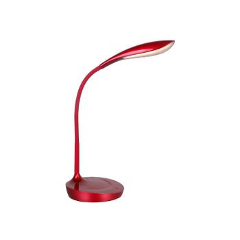 Flexo Led Táctil, Intensidad Regulable Y Usb 4,4w 6500k Rojo