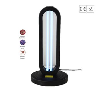 Lámpara Germicida Y Desinfección Con Luz Uv-c 38w Sensor Radar Y Control Remoto