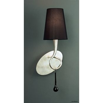 Aplique De Pared 1 Luz Colección Paola Plata