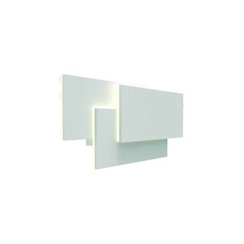 Akunadecor - Apliques De Pared Aluminio Blanco Tahiti Xl