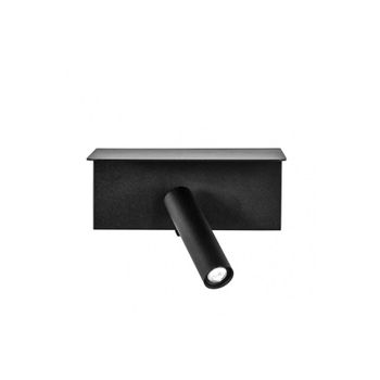 Akunadecor - Aplique De Pared Metal Negro Leonardo