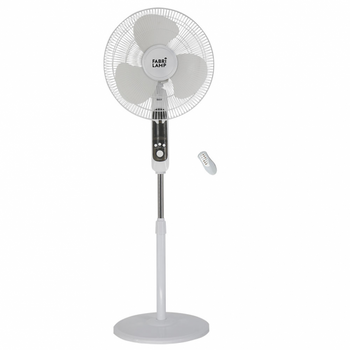 Ventilador De Pie Calma Color Blanco Ø43cm 45w Con Mando