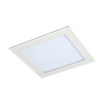 Downlight Empotrable Cuadrado Led Agamenon 18w Blanco Blanco Fría 6500k Blanco Fría 6500k