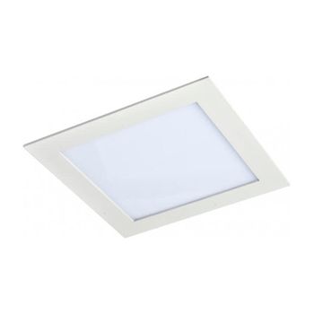 Downlight Empotrable Cuadrado Led Agamenon 12w Blanco Blanco Fría 6500k Blanco Fría 6500k