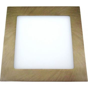 Downlight 5w Cuadrado Agamenon Cuero Luz Natural 9x9