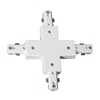 Conector En X Blanco Dos Hilos