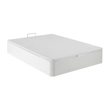 Somier Con Canapé Abatible Hestia  190x140x30 Cm Color Blanco Vente-unique