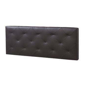 Cabecero Tapizado Rombo 150x60 Cm Chocolate, 8 Cm De Grosor