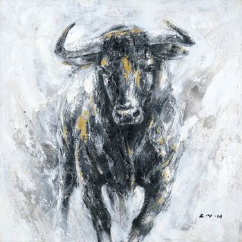 Cuadro Toro De Lidia 80x80 Cm