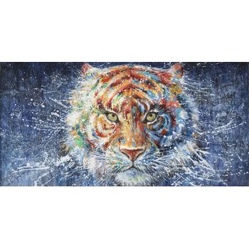 Cuadro Cabeza De Tigre 70x170 Cm