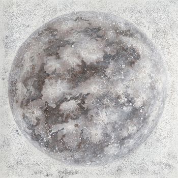 Cuadro Luna  100x100x3 Cm