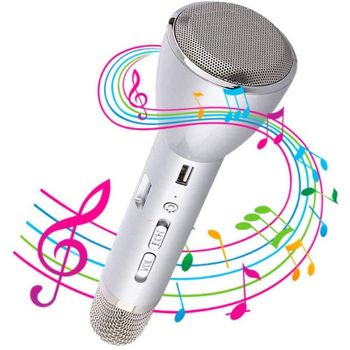 Microfono Inalambrico Con Altavoz Y Bluetooth Usb Teléfono Karaoke Q7 con  Ofertas en Carrefour