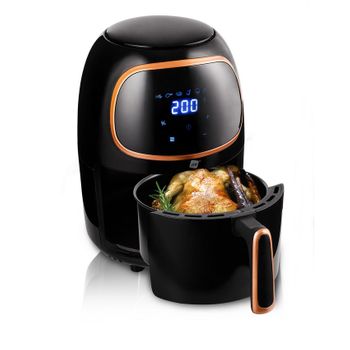 Freidora de aire Princess Airfryer Digital 182238 1350W 4L 8 programas  negro