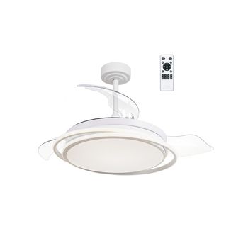 Ventilador Led Dc Antila 1060mm 45w 3cct 4000lm Dim Blanco - Cristalrecord