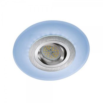 Empotrable Redondo Led Iceberg (2,4w Blue Led), Color: Aluminio