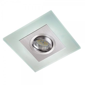 Empotrable Cuadrado Led Iceberg (2,4w 6000 K) I, Color: Aluminio