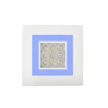 Empotrable Led Focus 12w (9w+3w Blue Led)