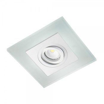 Empotrable Cuadrado Led Iceberg (2,4w 6000 K) I, Color: Blanco