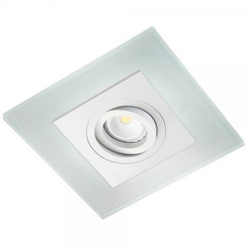 Empotrable Cuadrado Led Iceberg (2,4w 3000 K), Color: Blanco