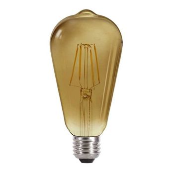 Bombilla Led Edison Fumé 4w Cálida