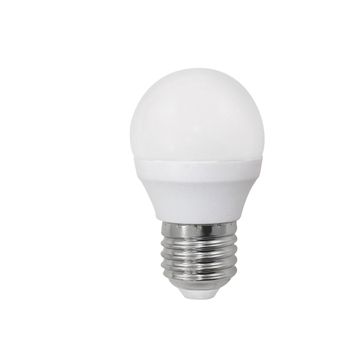 Bombilla Led Esférica E-27. 6w. 640lm. Wonderlamp, Temperatura: 3000ºk (blanco Cálido)