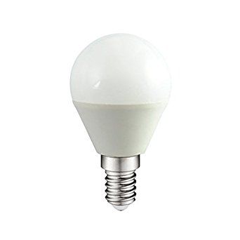 Bombilla Led Esférica E-14. 4w. 300lm. Wonderlamp, Temperatura: 3000ºk (blanco Cálido)