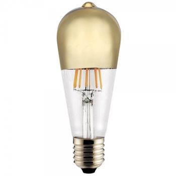 Bombilla Led Decorativa E27 6w Color: Oro