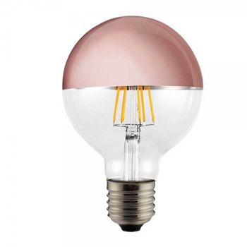 Bombilla Decorativa Led Globo Efecto Espejo E27 6w Bronce