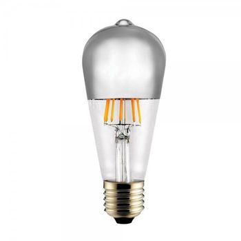 Bombilla Led Decorativa Espejo Plata E27 8w