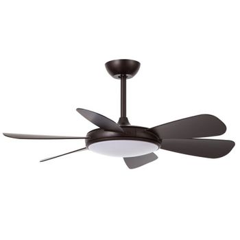 Ventildor De Techo Con Luz Y Aspas Plegables Wonderlamp Oroel - Níquel  Ø106cm con Ofertas en Carrefour