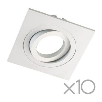 Pack 10x Focos Empotrables Led 18w 4000k Redondo Blanco con Ofertas en  Carrefour