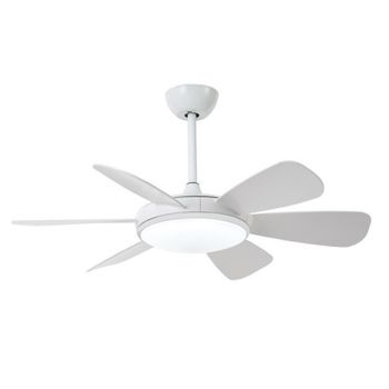 Ventilador de techo Alum DC 24W LED Blanco sin aspas