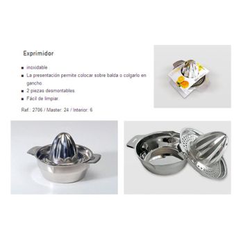 Exprimidor Inox.