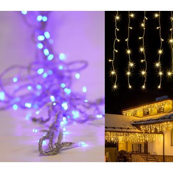 Luces Navidad Solar 100 Leds Multicolor Interior / Exterior (ip44) con  Ofertas en Carrefour